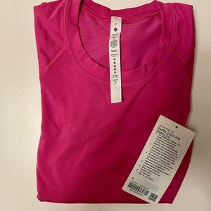 NWT 🍋 Lululemon Swiftly Tech Long Sleeve Shirt 2.0 Sonic Pink 💕